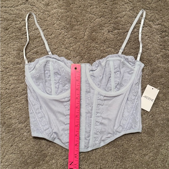 NWT Baby Blue Bustier Top Size Large - Picture 4 of 8